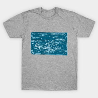 Fantasy Floatplane in Blue T-Shirt